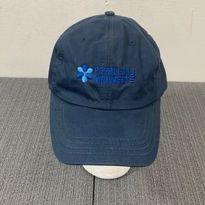 Peerless Midwest Inc Baseball Hat Unisex OSFA Navy Blue Adjustable Strapback Cap